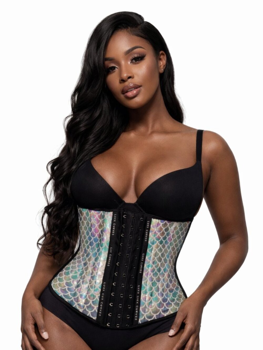 LUXX CURVES MERMAID PRINT WAIST TRAINER